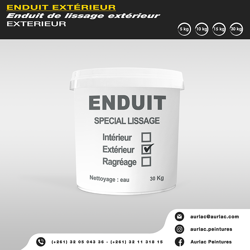 Enduit extérieur